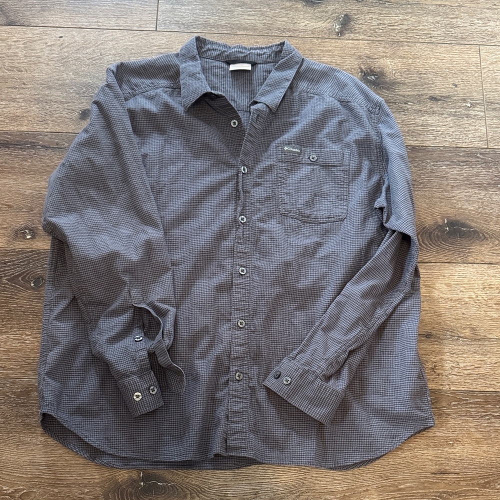 Columbia button down long sleeve XXL‎